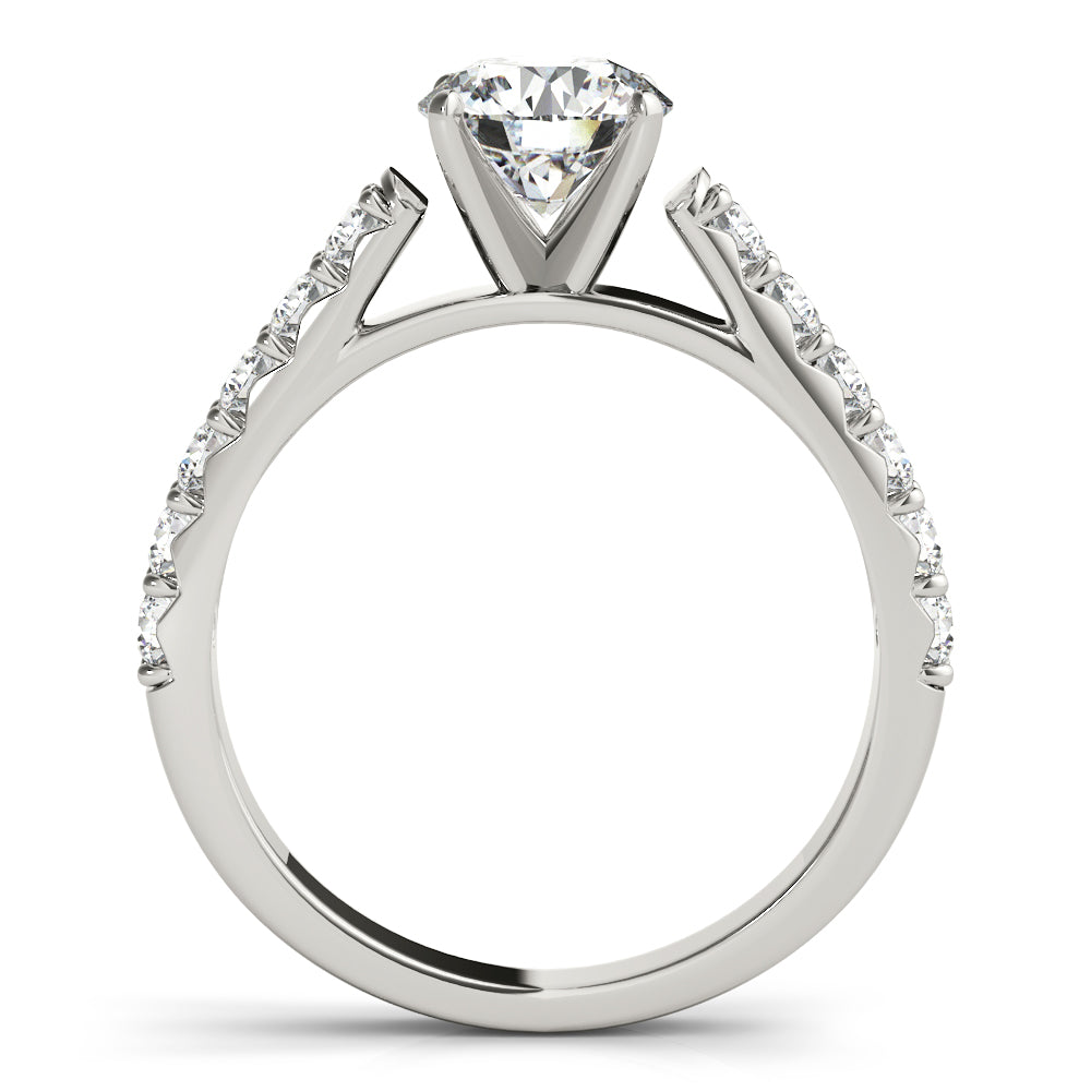 Catherdal Diamond Engagement Ring · 0.48 ct tw