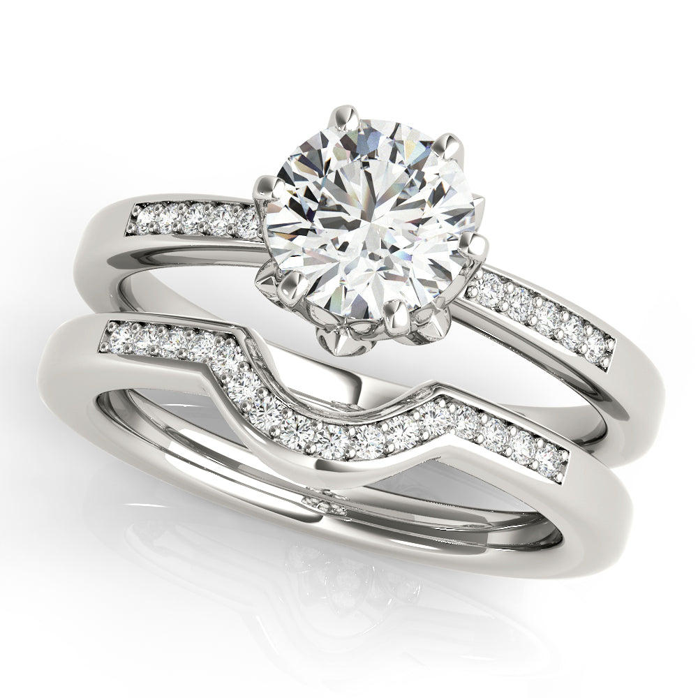 Round Diamond Engagement Ring · 0.87 ct tw