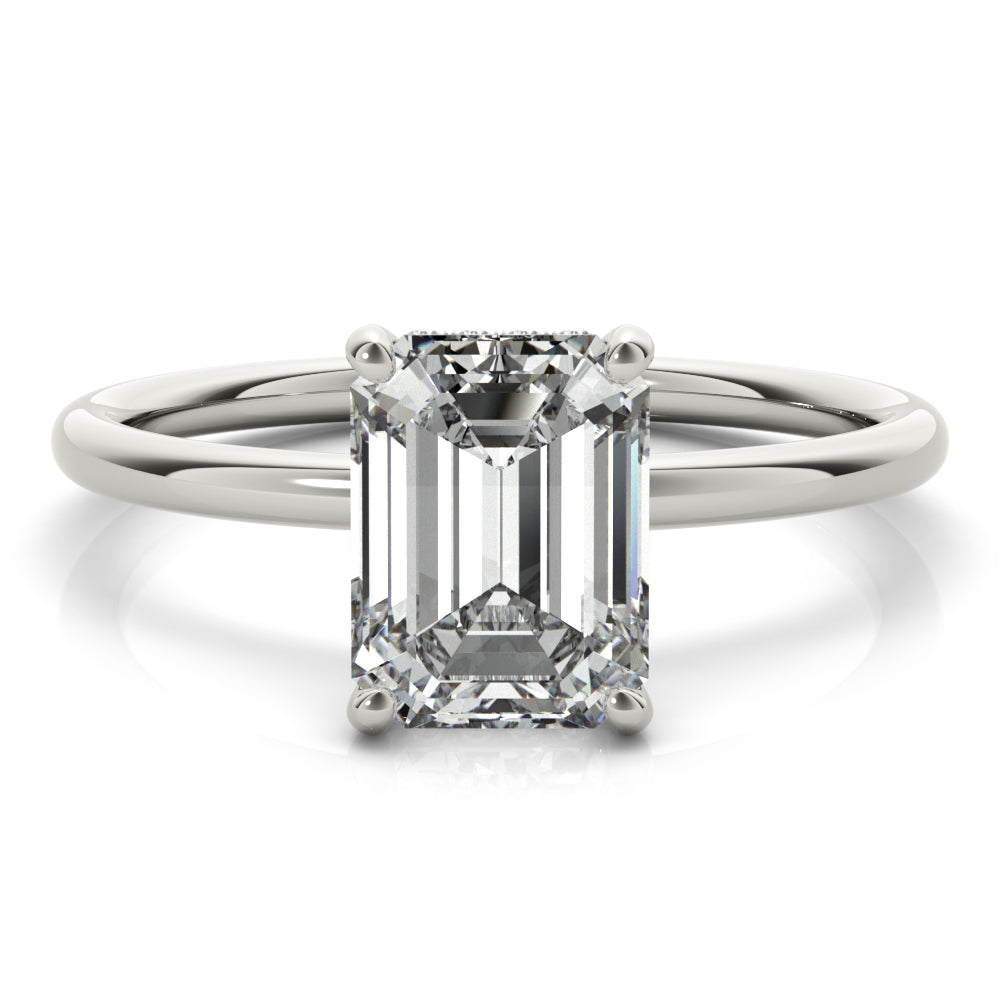Emerald Cut Center Diamond Engagement Ring · 1.58 ct tw