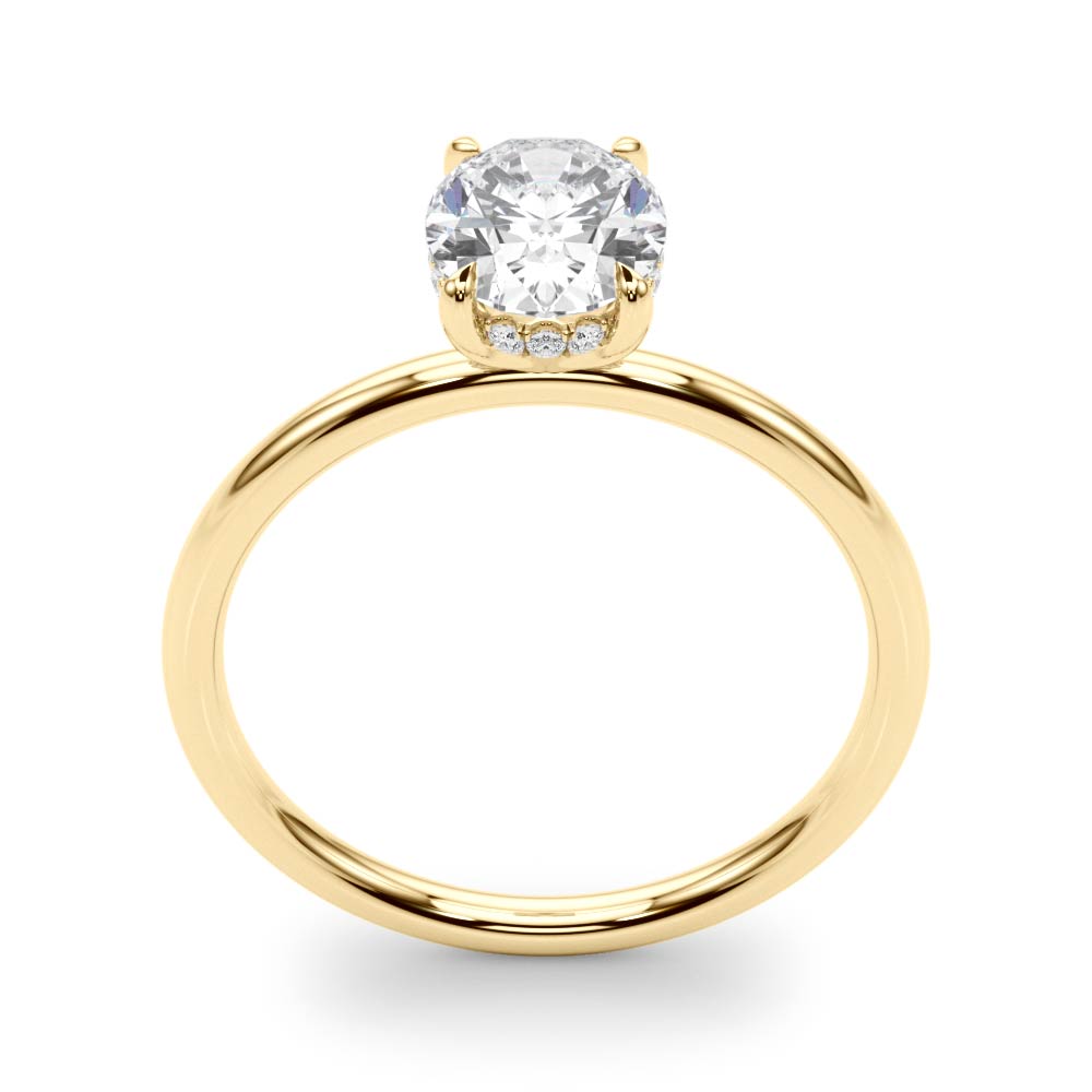 Oval Center Diamond Engagement Ring · 1.00 ct tw