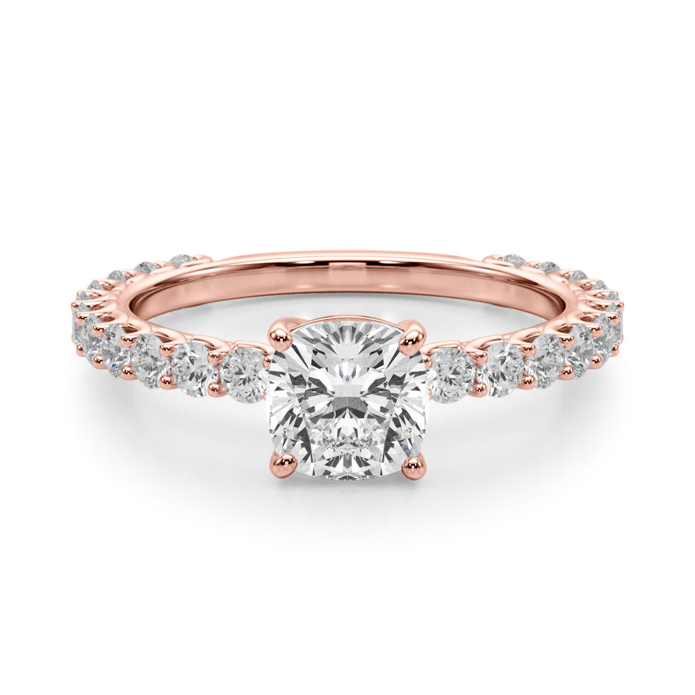 Cushion Diamond Engagement Ring · 0.66 ct tw