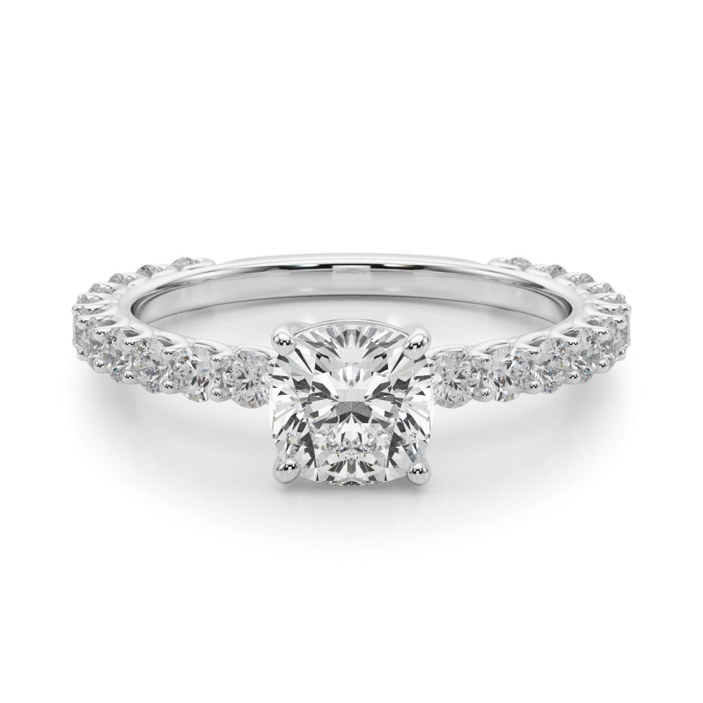 Cushion Diamond Engagement Ring · 0.66 ct tw