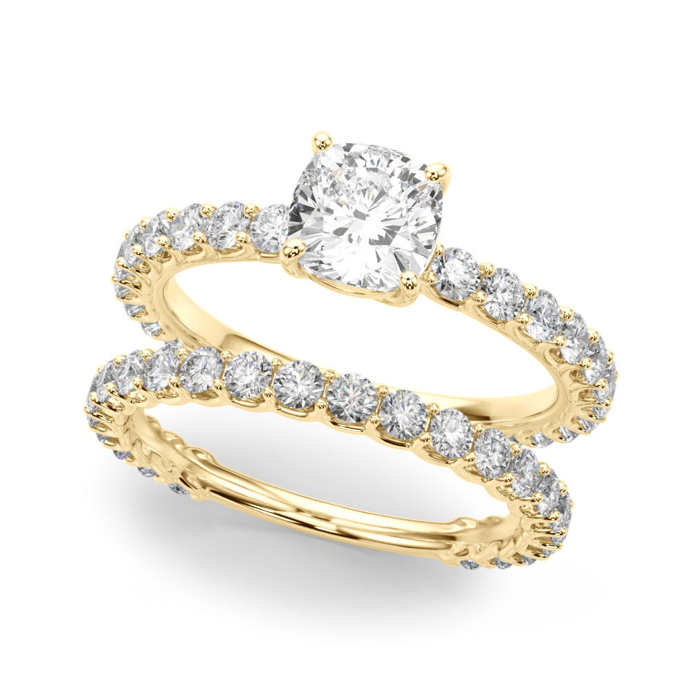 Cushion Diamond Engagement Ring · 0.66 ct tw