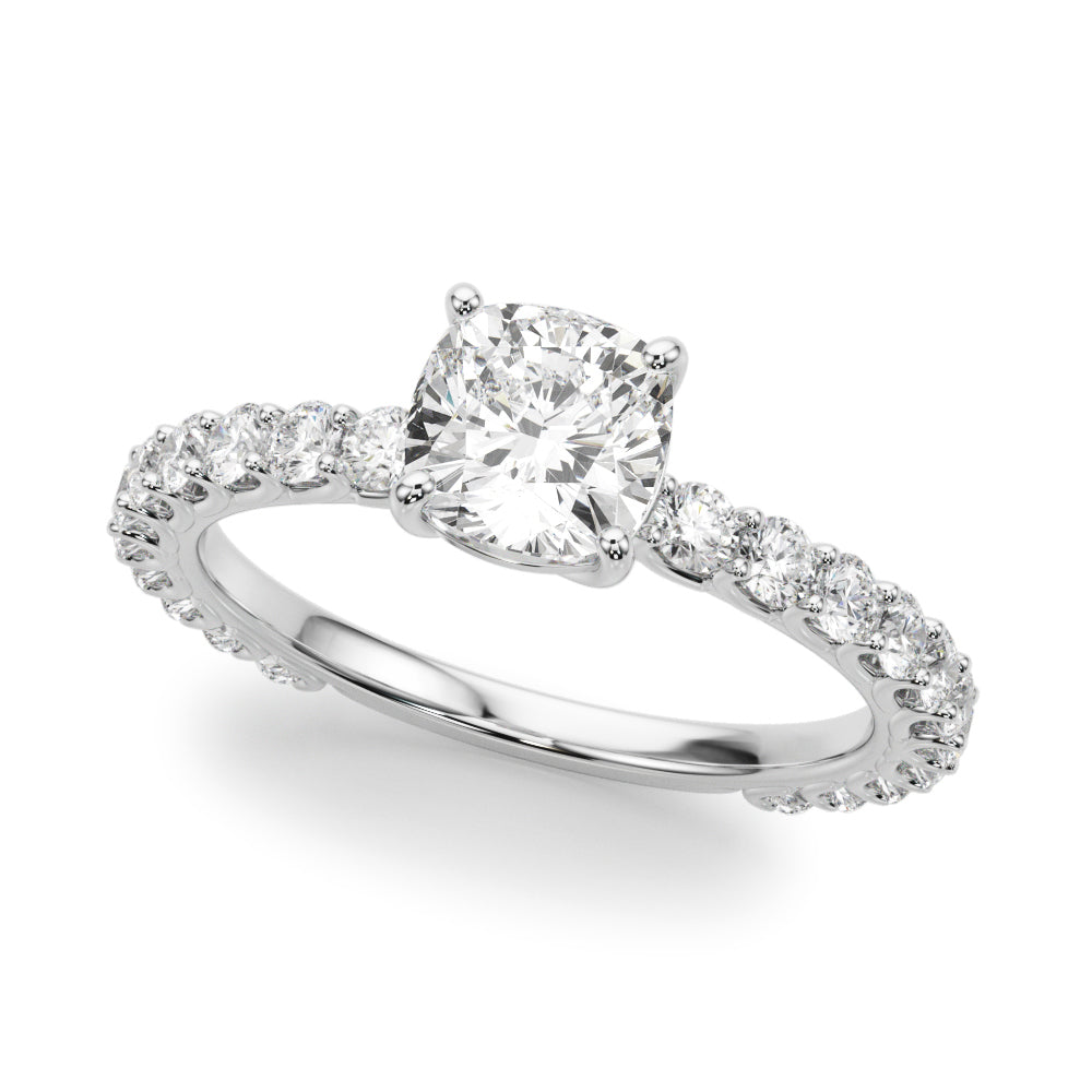 Cushion Diamond Engagement Ring · 0.66 ct tw