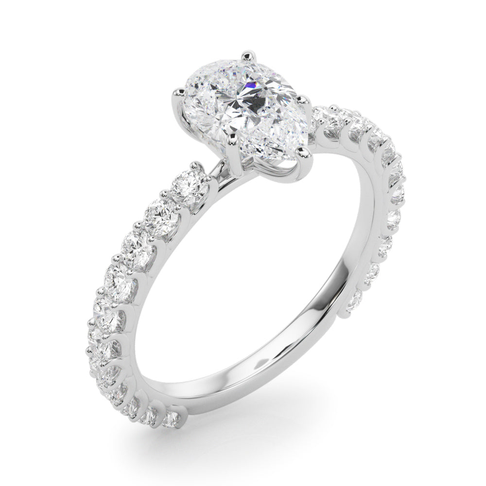 Pear Diamond Engagement Ring · 0.66 ct tw