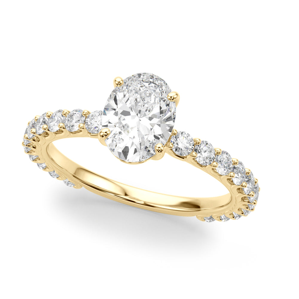 Oval Diamond Engagement Ring · 0.66 ct tw