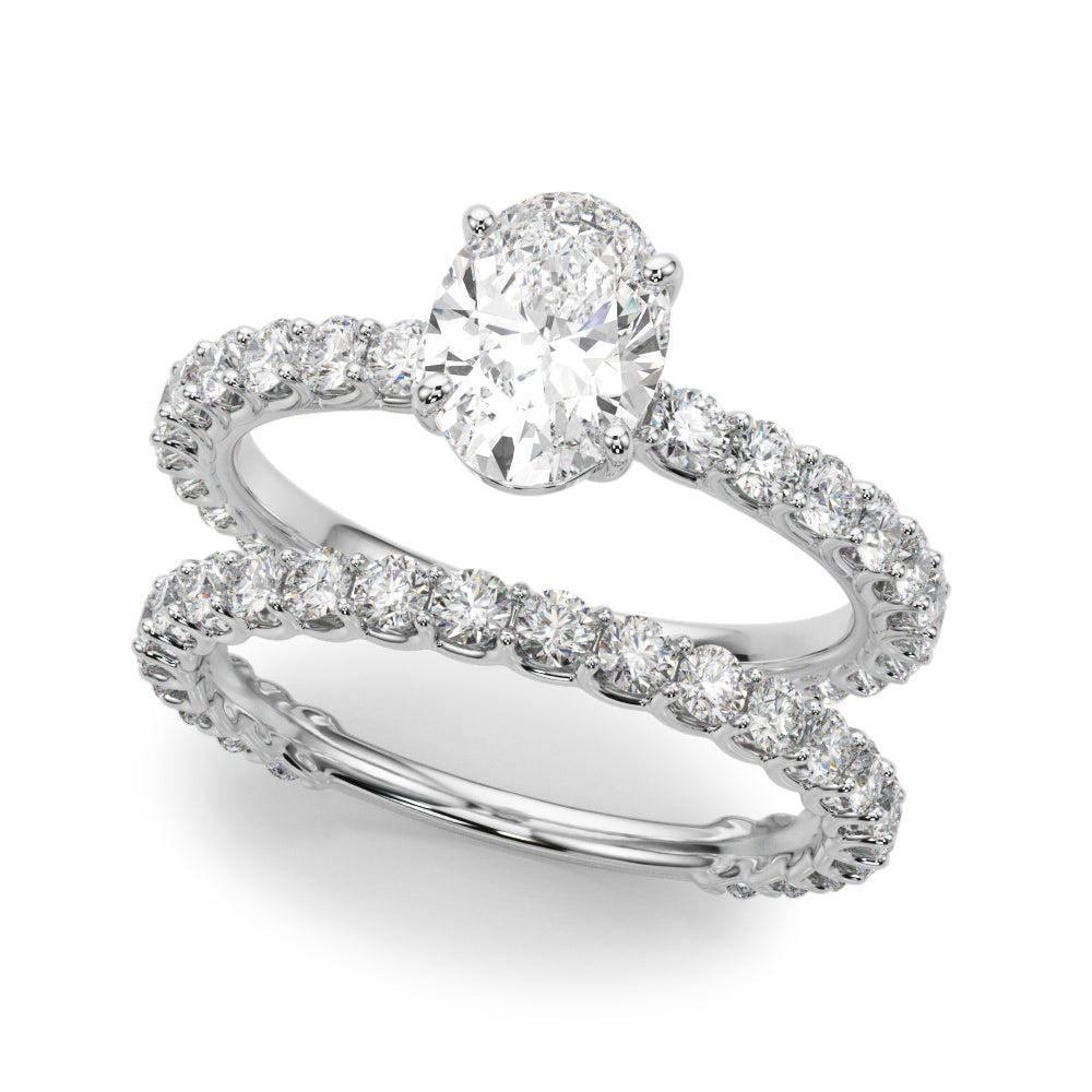 Oval Diamond Engagement Ring · 0.66 ct tw