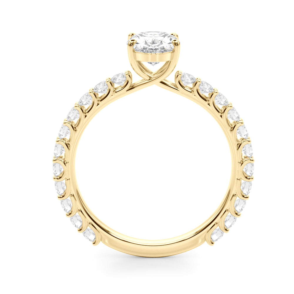 Oval Diamond Engagement Ring · 0.66 ct tw
