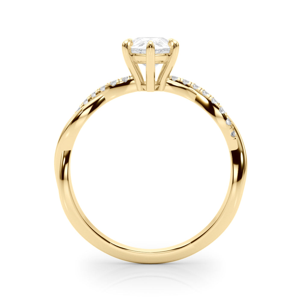 Pear Diamond Engagement Ring · 0.10 ct tw