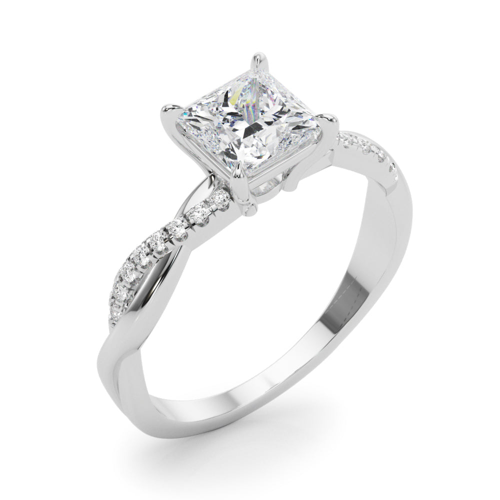Square Diamond Engagement Ring · 1.60 ct tw