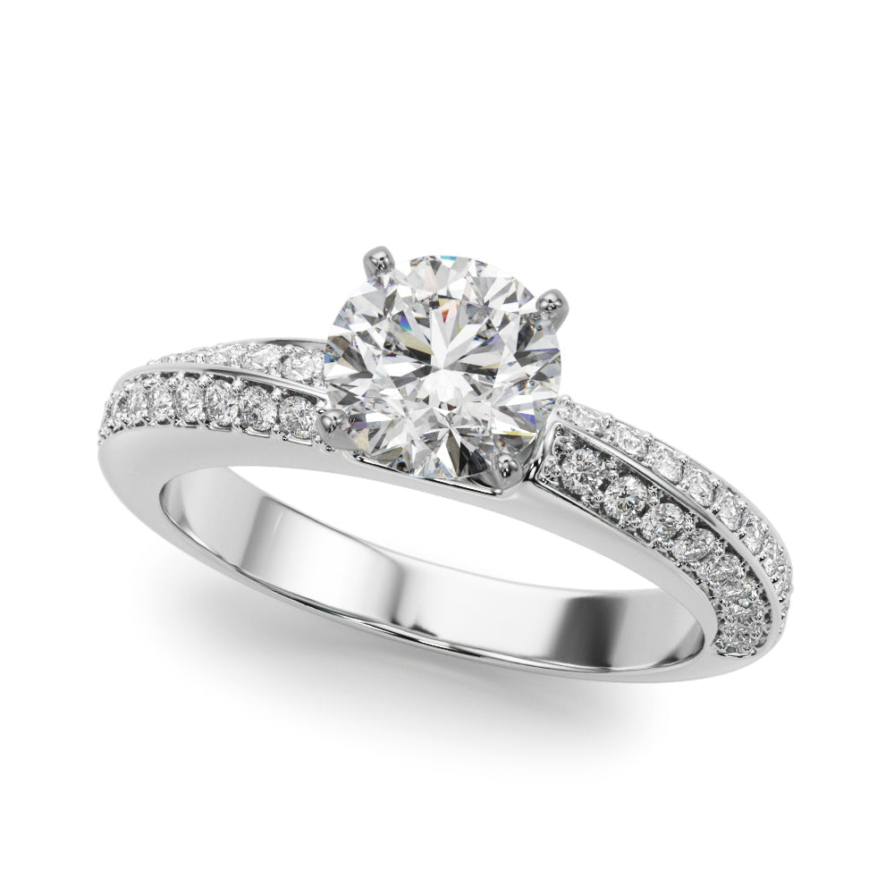 Remount Diamond Engagement Ring · 0.38 ct tw