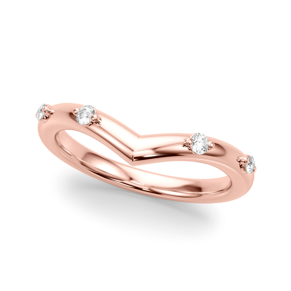 Chevron Diamond Band · 0.10 ct tw