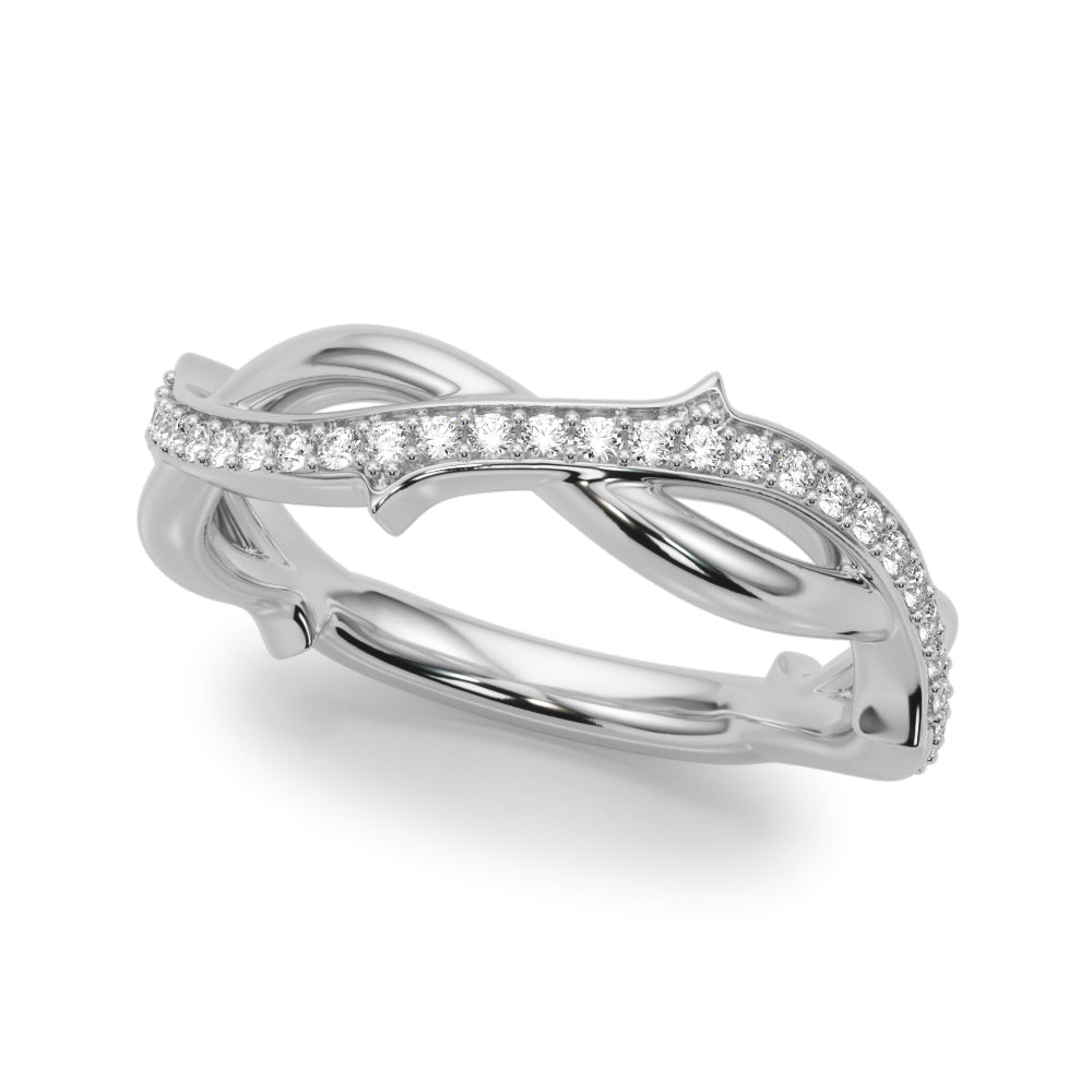 Twisted Diamond Fashion Ring · 0.18 ct tw