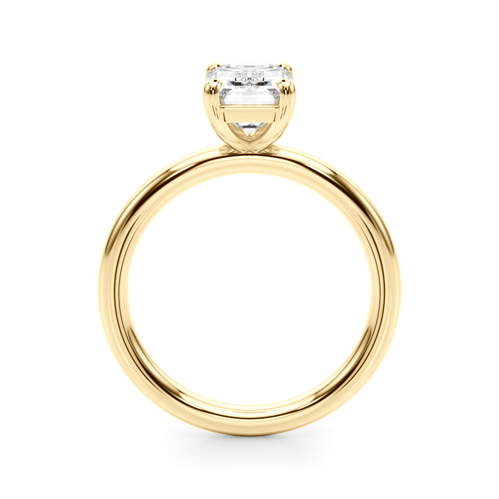 Emerald Cut Diamond Solitaire Engagement Ring · 0.30 ct tw