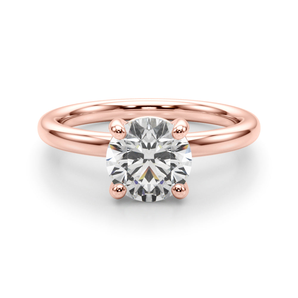 Round Diamond Solitaire Engagement Ring · 0.50 ct tw