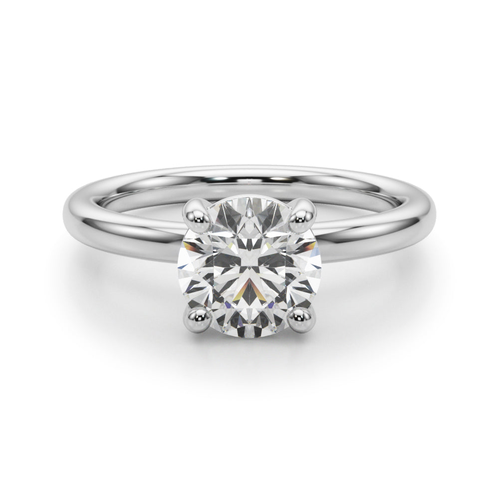 Round Diamond Solitaire Engagement Ring · 0.33 ct tw