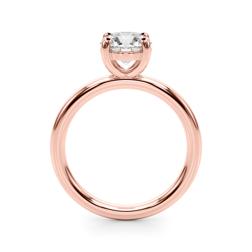 Round Diamond Solitaire Engagement Ring · 0.33 ct tw