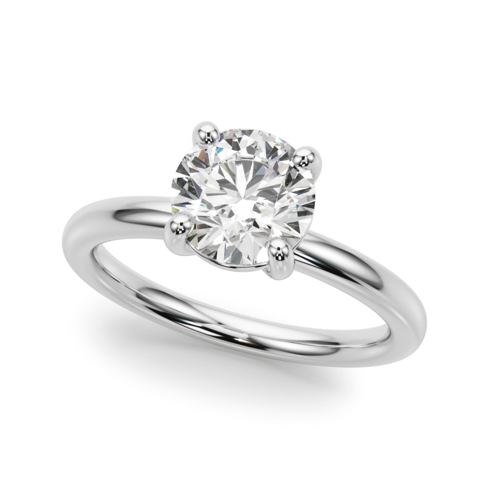 Round Diamond Solitaire Engagement Ring · 0.33 ct tw