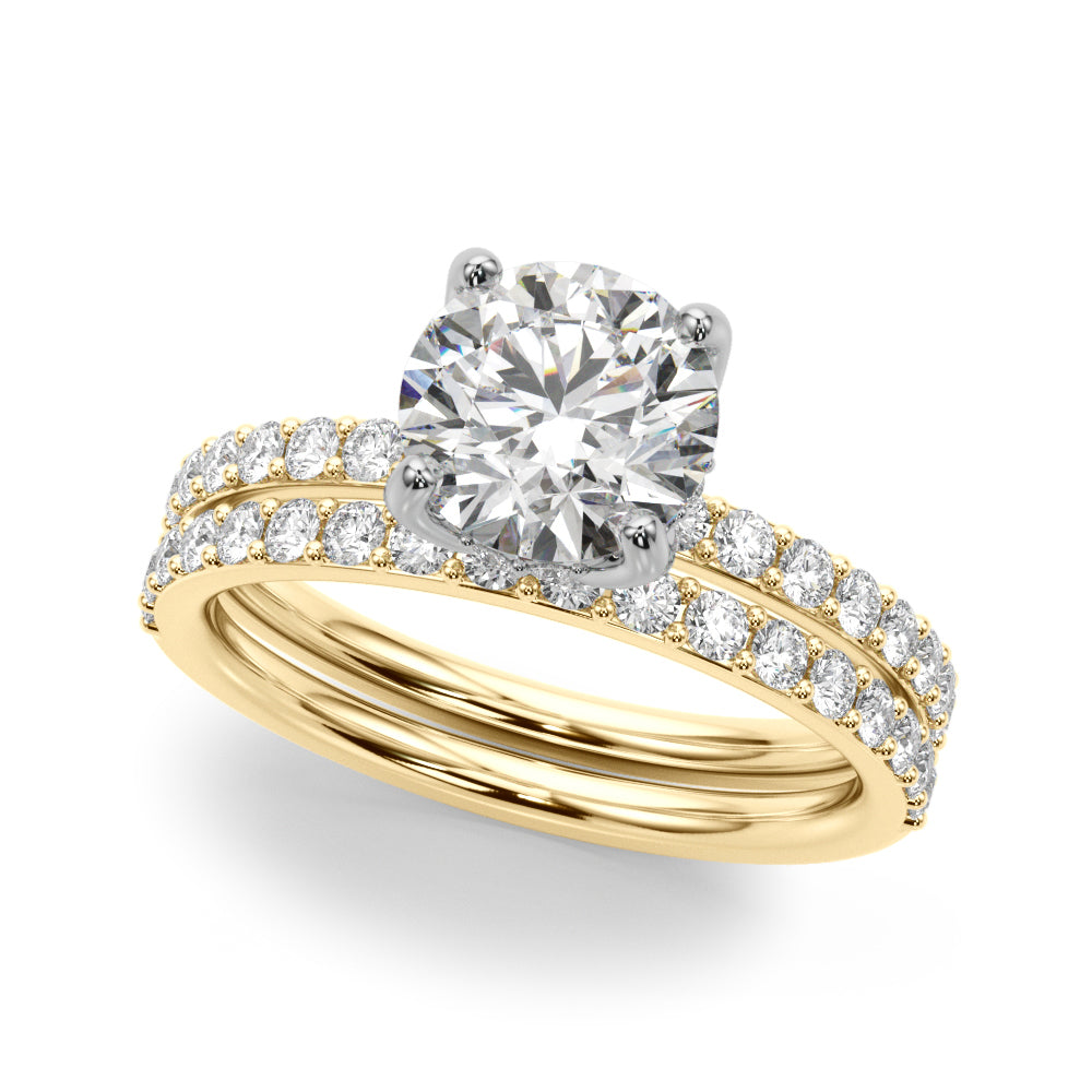 Round Single Row Diamond Engagement Ring · 1.88 ct tw