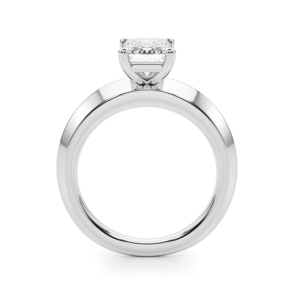 Oval Center Marquise & Round Diamond Engagement Ring · 0.52 ct tw