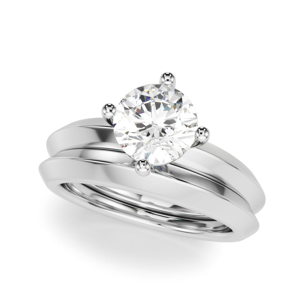 Oval Center Marquise & Round Diamond Engagement Ring · 2.52 ct tw
