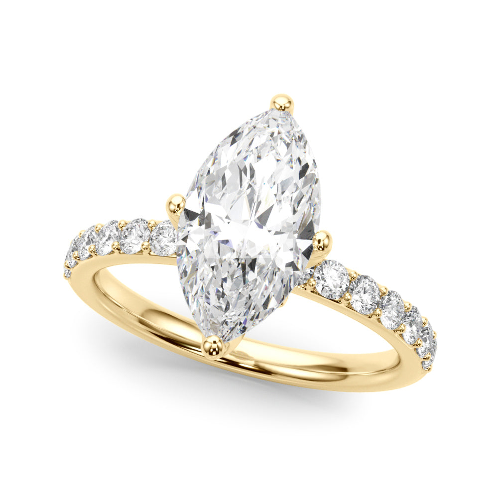 Marquise Diamond Engagement Ring · 0.56 ct tw