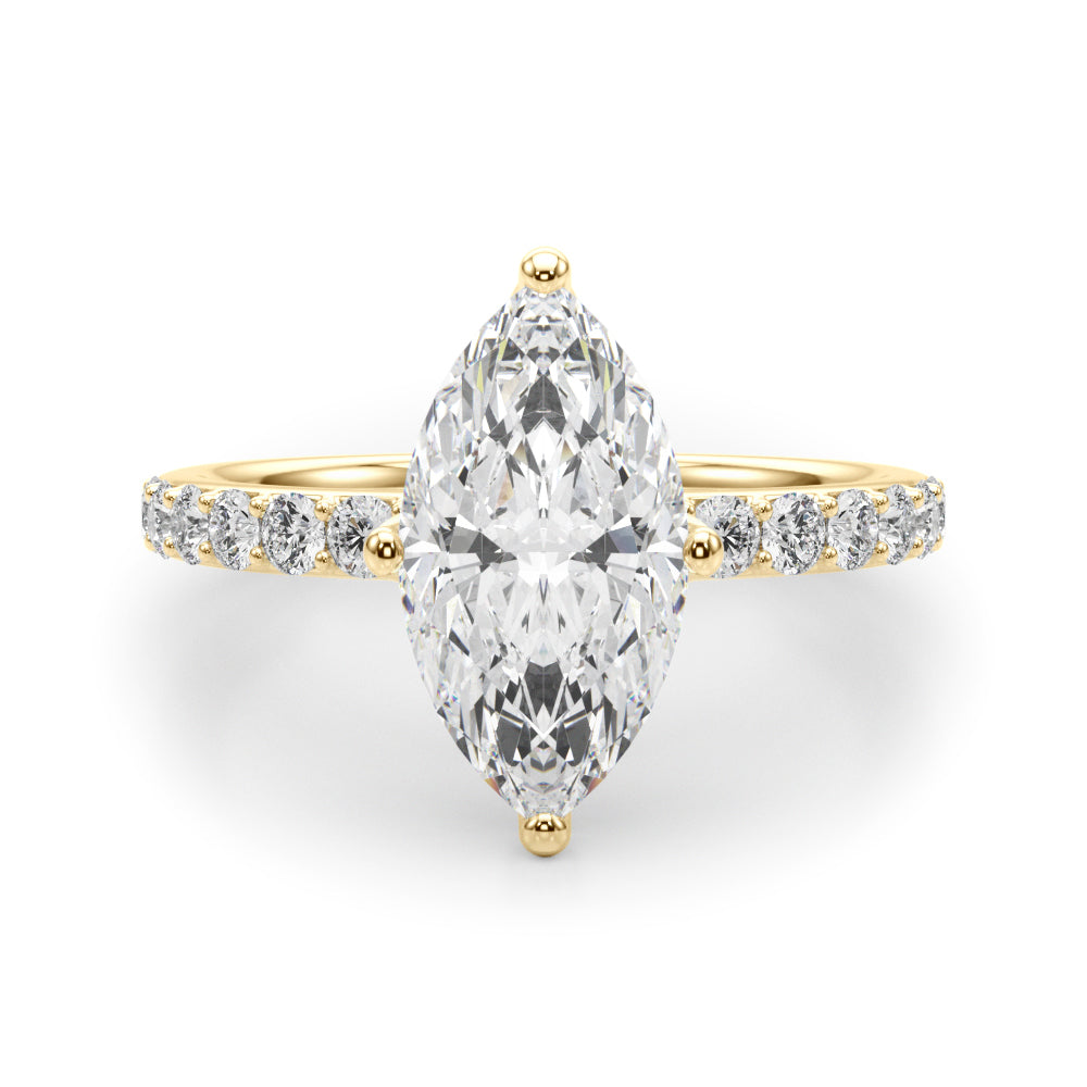 Marquise Diamond Engagement Ring · 0.56 ct tw