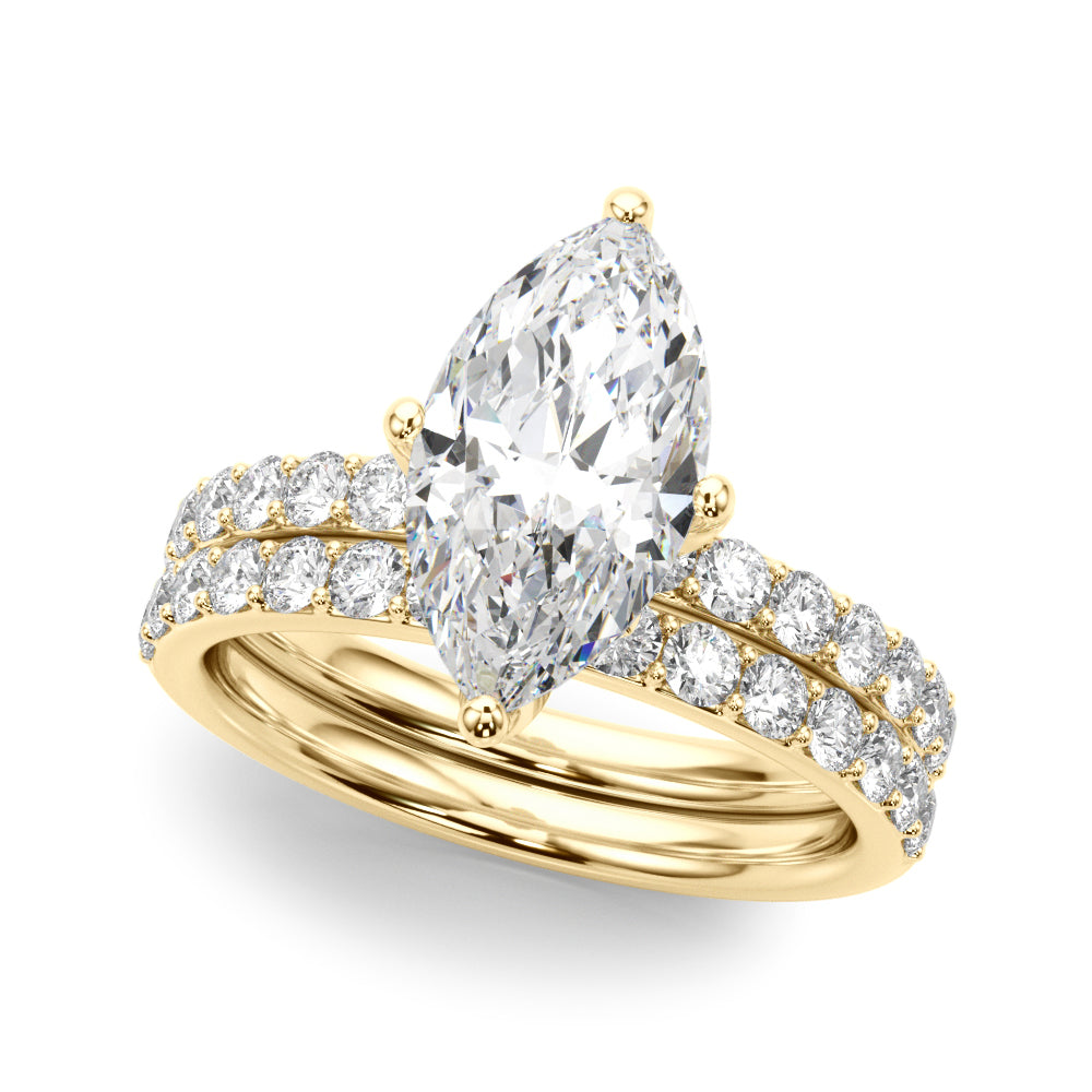 Marquise Diamond Engagement Ring · 0.56 ct tw