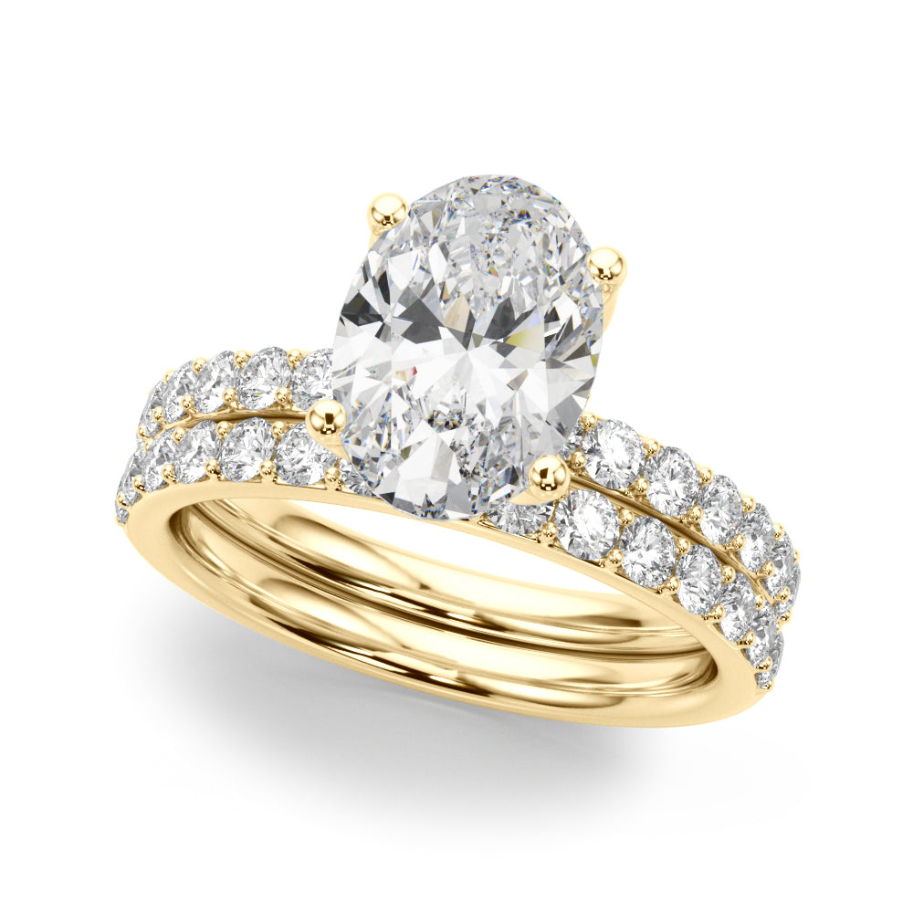 Oval Diamond Engagement Ring · 0.56 ct tw