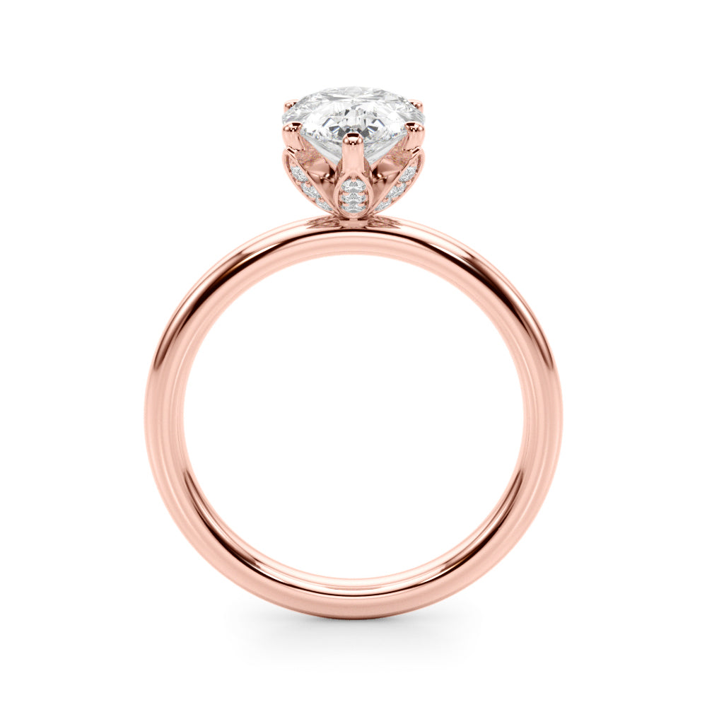 Pear Diamond Engagement Ring · 0.14 ct tw