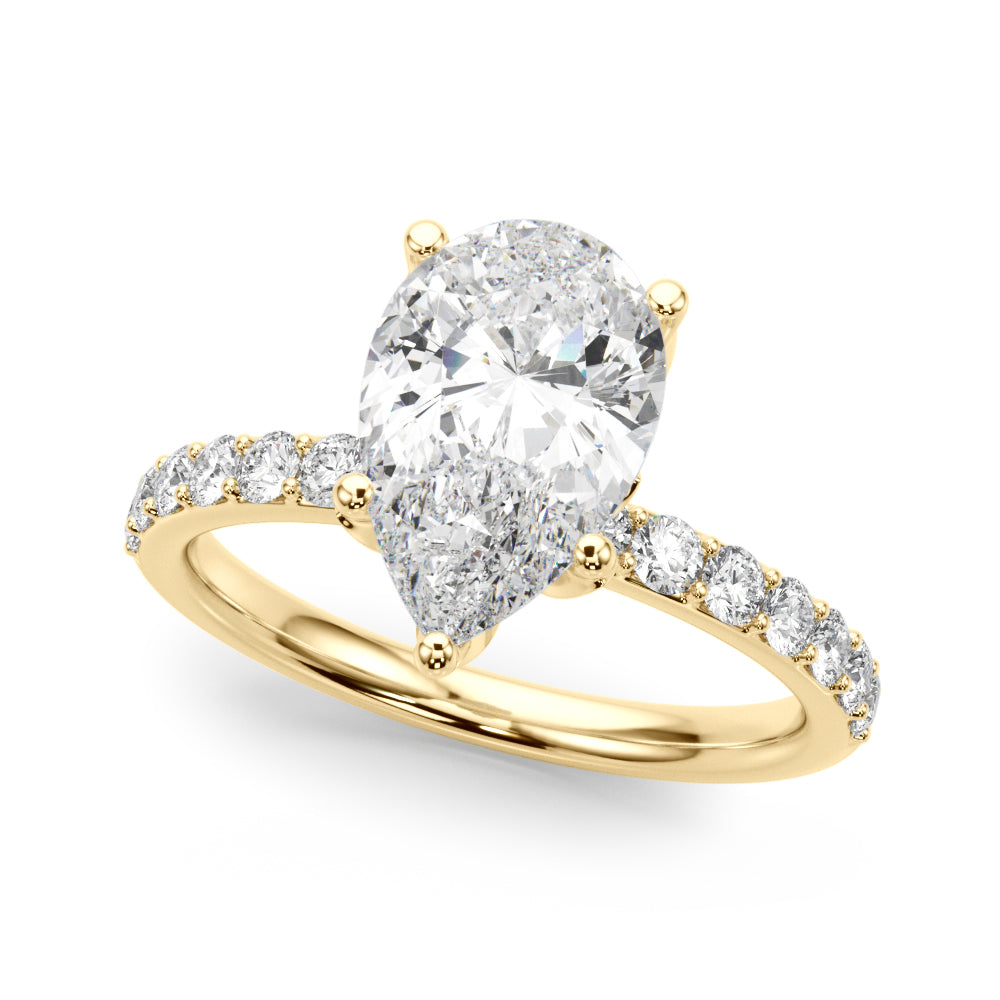 Pear Diamond Engagement Ring · 0.56 ct tw