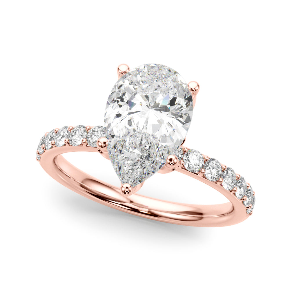 Pear Diamond Engagement Ring · 0.47 ct tw