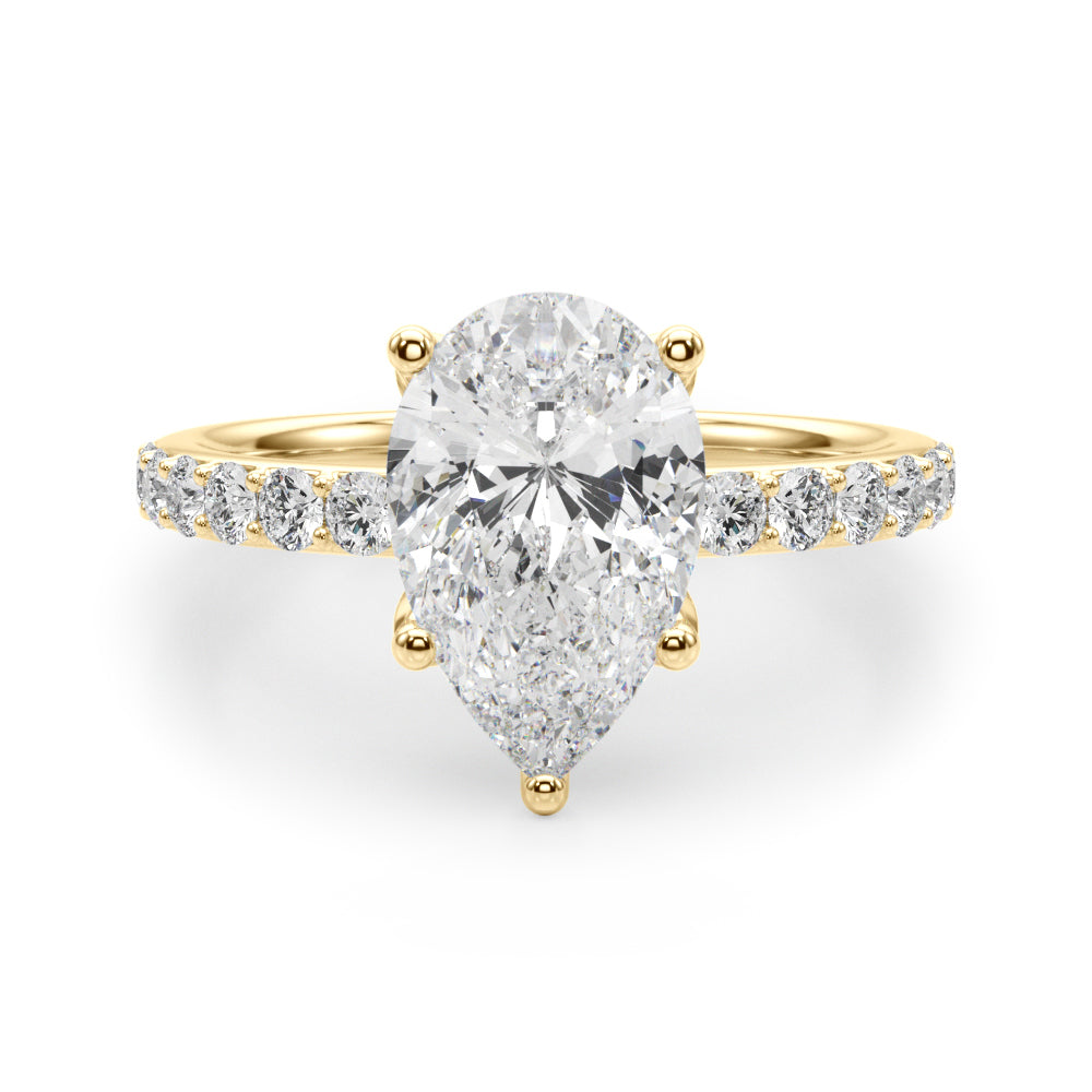 Pear Diamond Engagement Ring · 0.56 ct tw