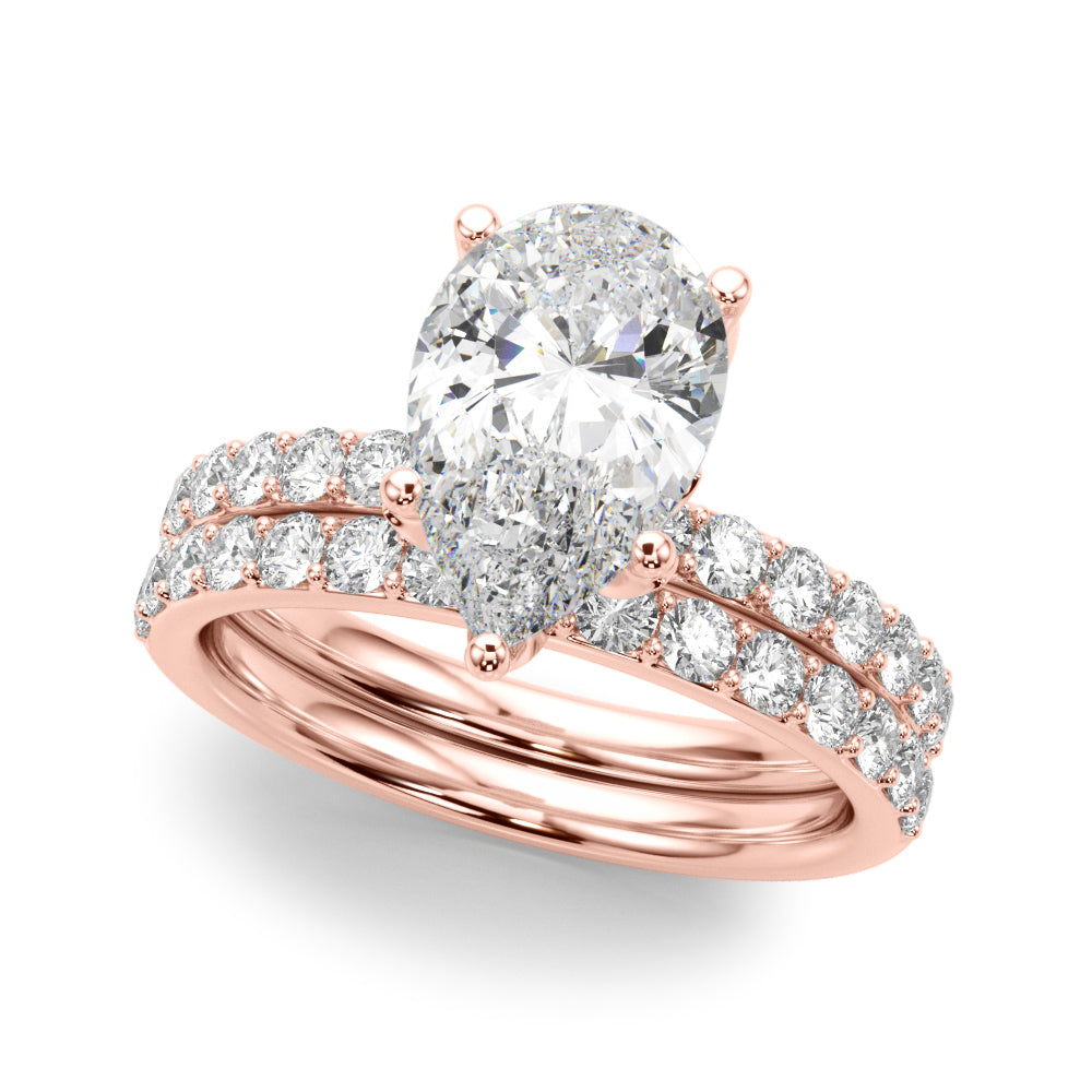 Pear Diamond Engagement Ring · 0.47 ct tw