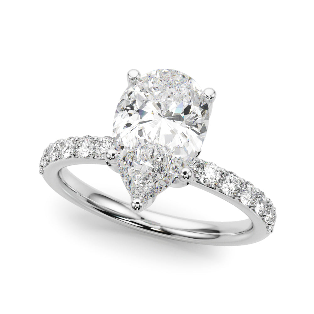 Pear Diamond Engagement Ring · 0.49 ct tw
