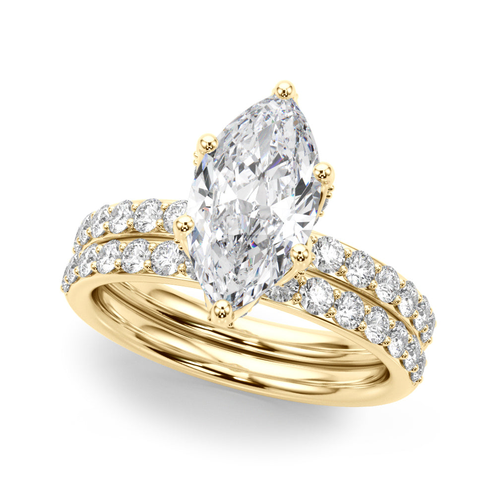 Marquise Diamond Engagement Ring · 0.71 ct tw