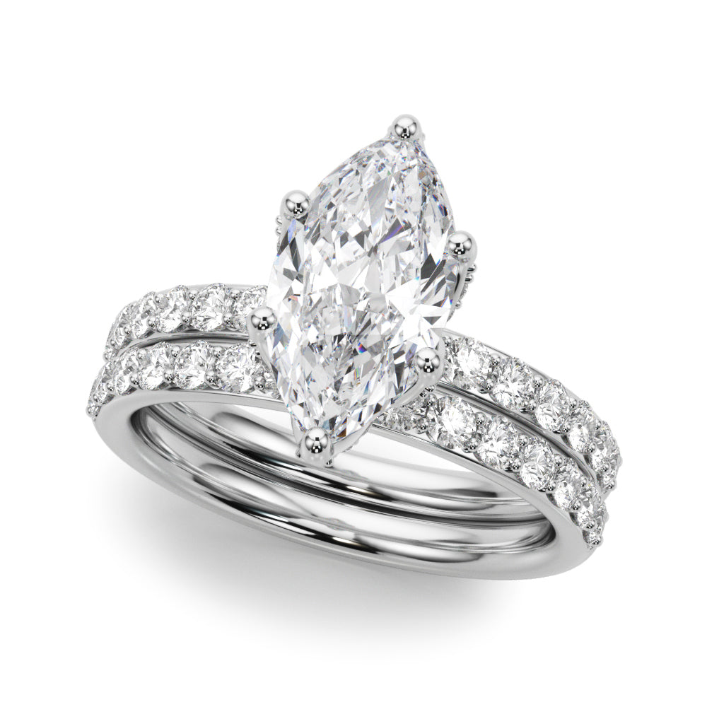 Marquise Diamond Engagement Ring · 0.59 ct tw