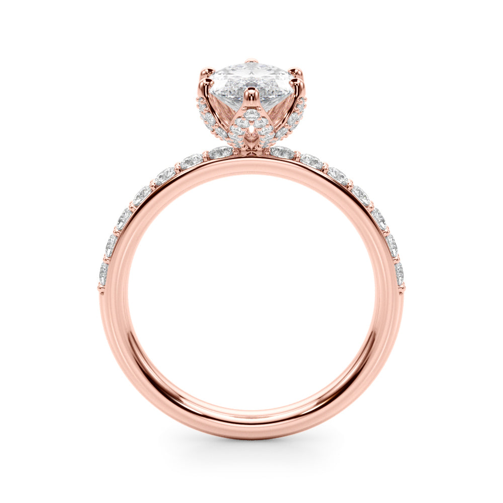Marquise Diamond Engagement Ring · 0.64 ct tw