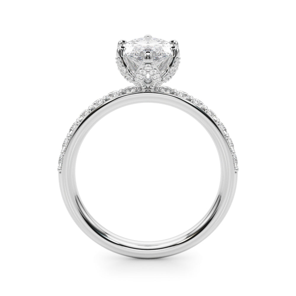 Marquise Diamond Engagement Ring · 0.60 ct tw