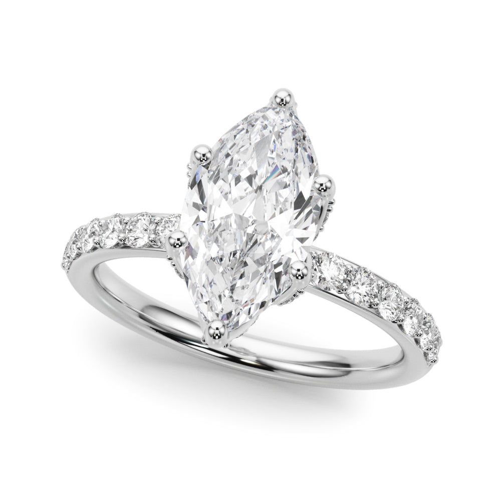 Marquise Diamond Engagement Ring · 0.60 ct tw