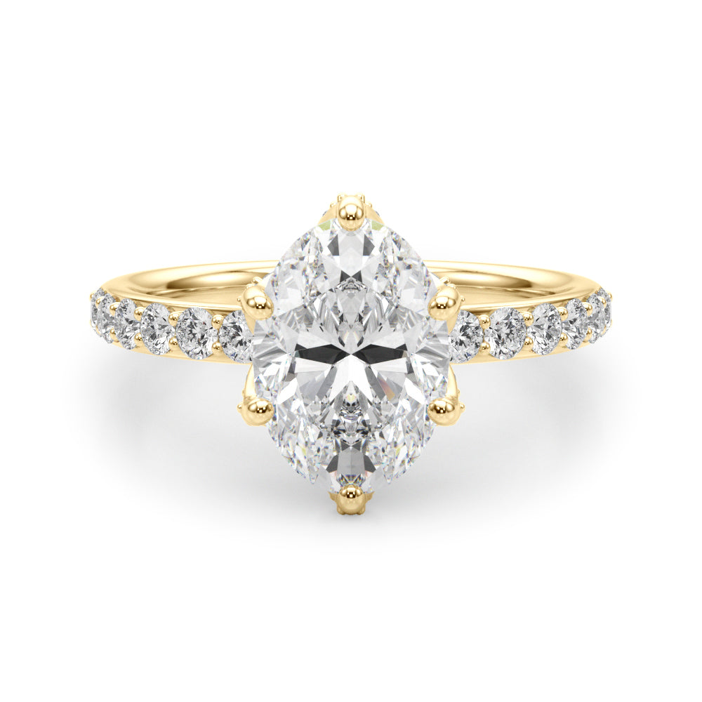 Oval Diamond Engagement Ring · 0.80 ct tw