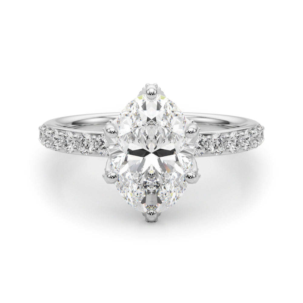 Oval Diamond Engagement Ring · 1.56 ct tw