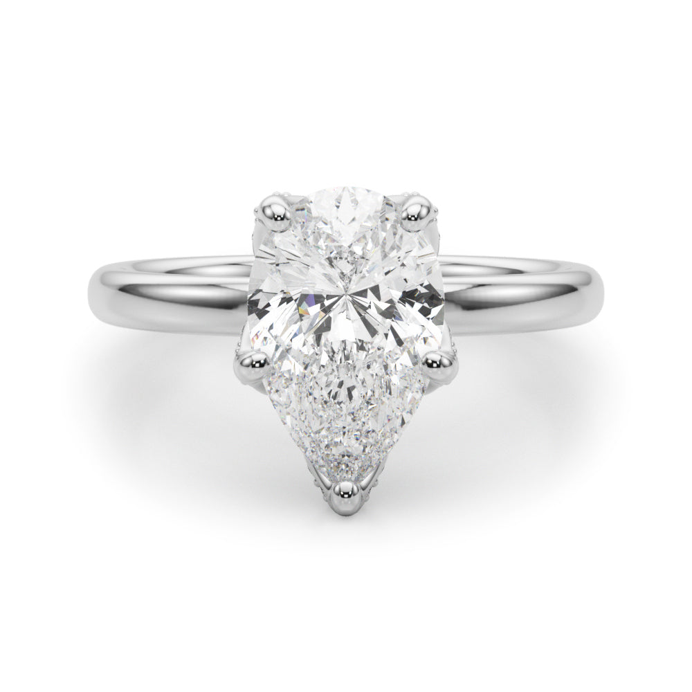 Pear Diamond Engagement Ring · 0.14 ct tw