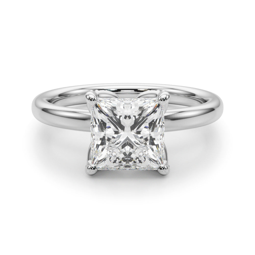 Square Diamond Engagement Ring · 0.91 ct tw