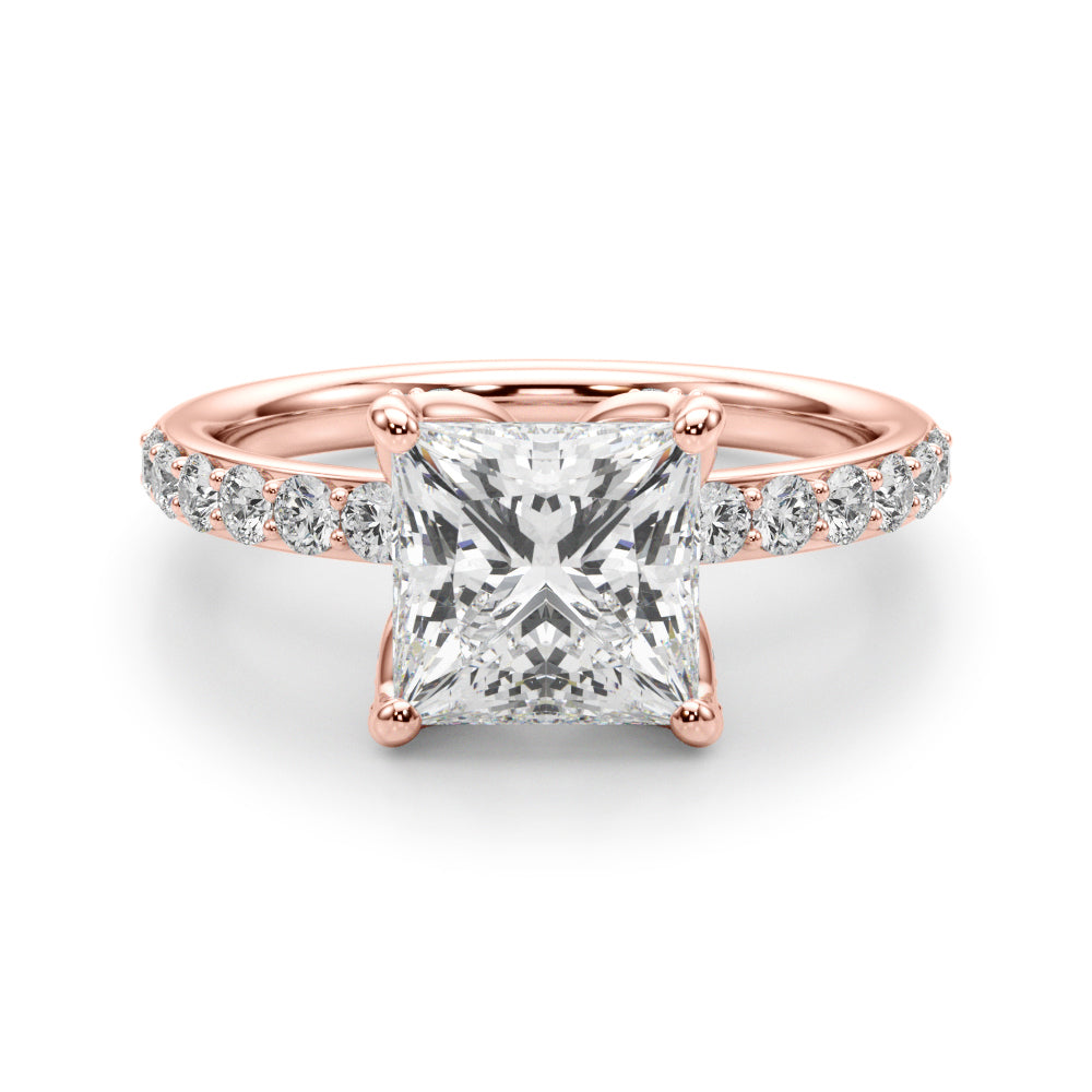 Square Diamond Engagement Ring · 2.62 ct tw