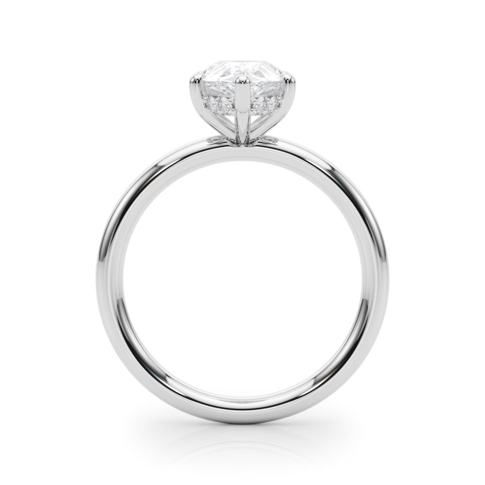 Pear Diamond Engagement Ring · 0.09 ct tw