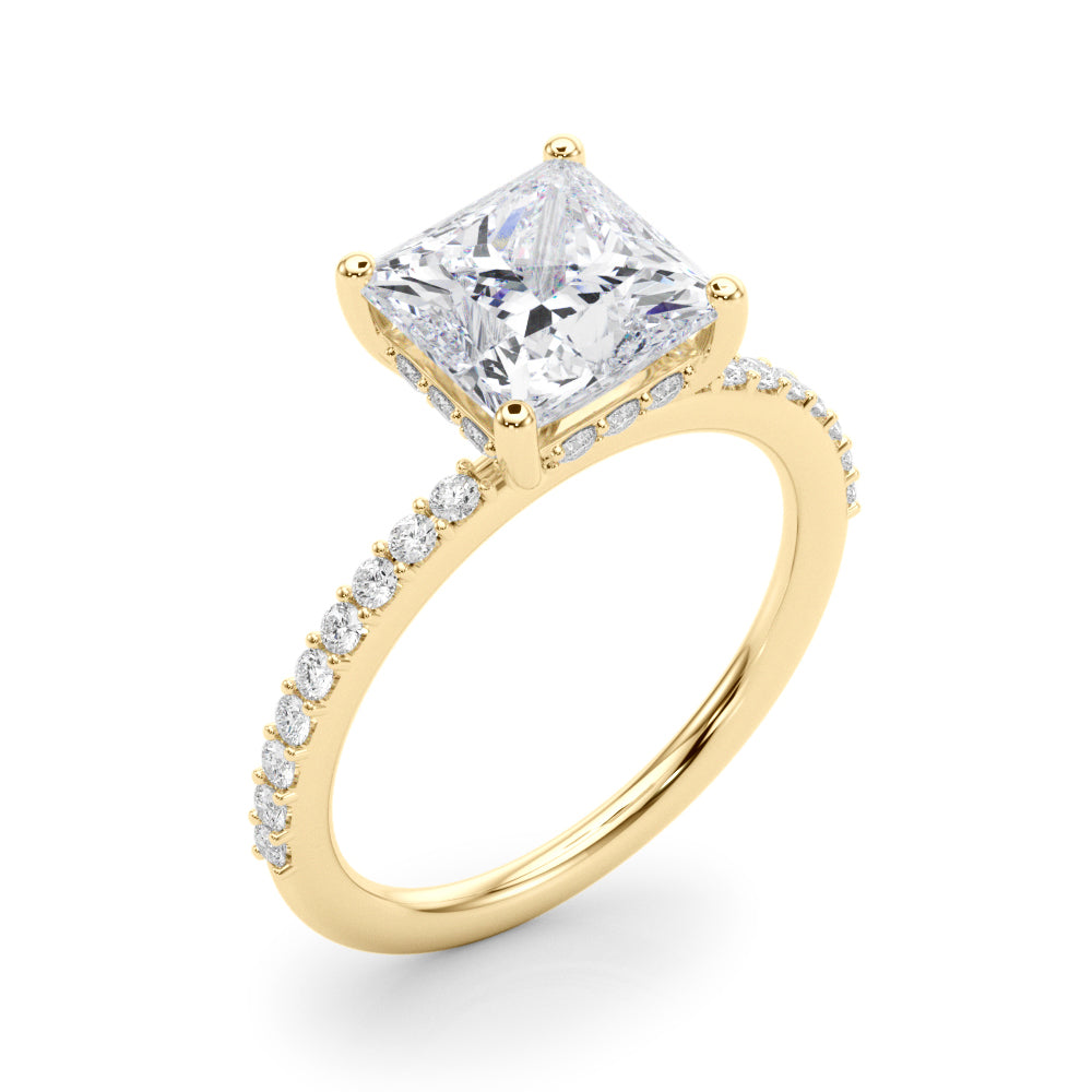 Square Diamond Engagement Ring · 1.25 ct tw