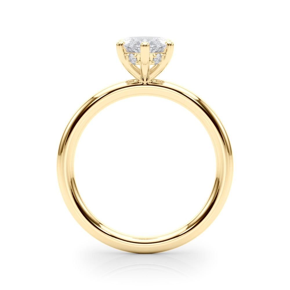 Marquise Diamond Engagement Ring · 0.10 ct tw