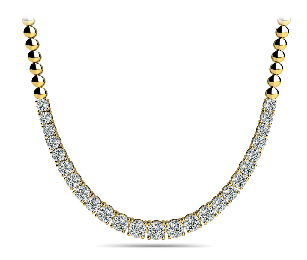 Traditional Graduated Basket Diamond Necklace · 2.00 ct tw