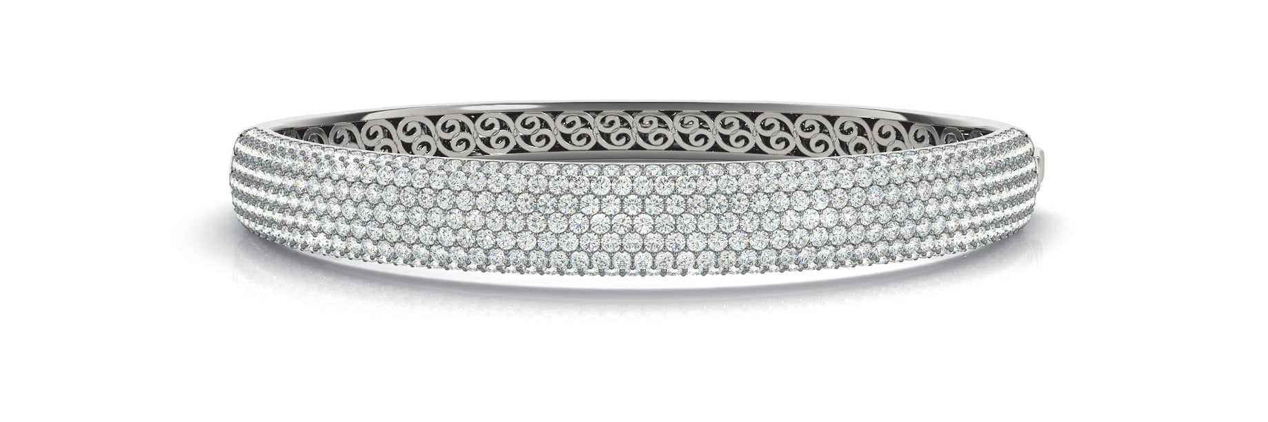Bangle Multi Row Diamond Bracelet · 6.69 ct tw